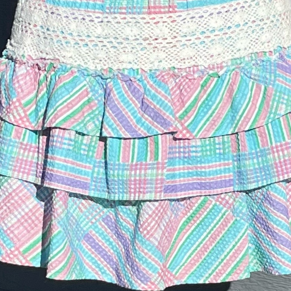 LoveShackFancy Candyland Plaid Corbett Skirt NWT - Picture 4 of 9